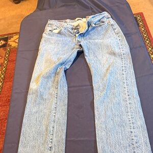 Classic Light Blue Men's Straight Jeans